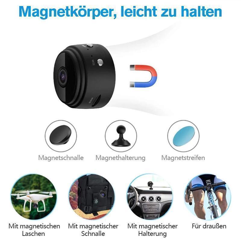 Mini Überwachungskamera WiFi mit Magnet und Nachtsicht -    Zorenza