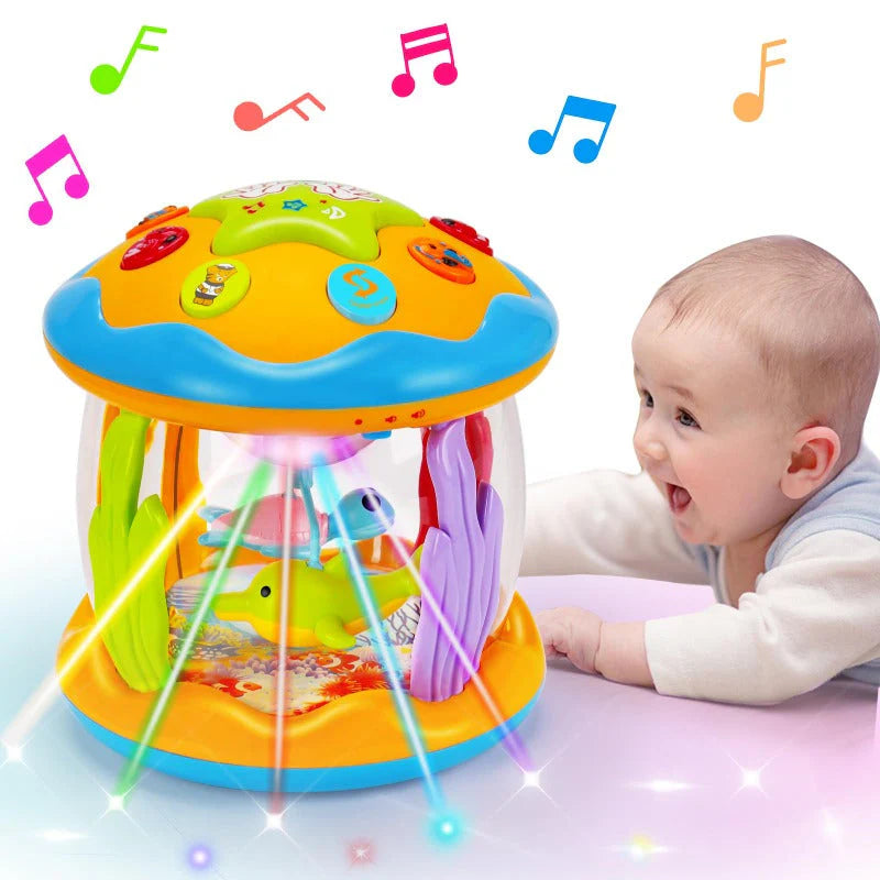 Rotierender Baby-Nachtlicht-Projektor mit Musik Zorenza
