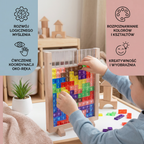 Puzzle-Bausteine aus Holz für Kinder ab 2 Jahren -    Zorenza