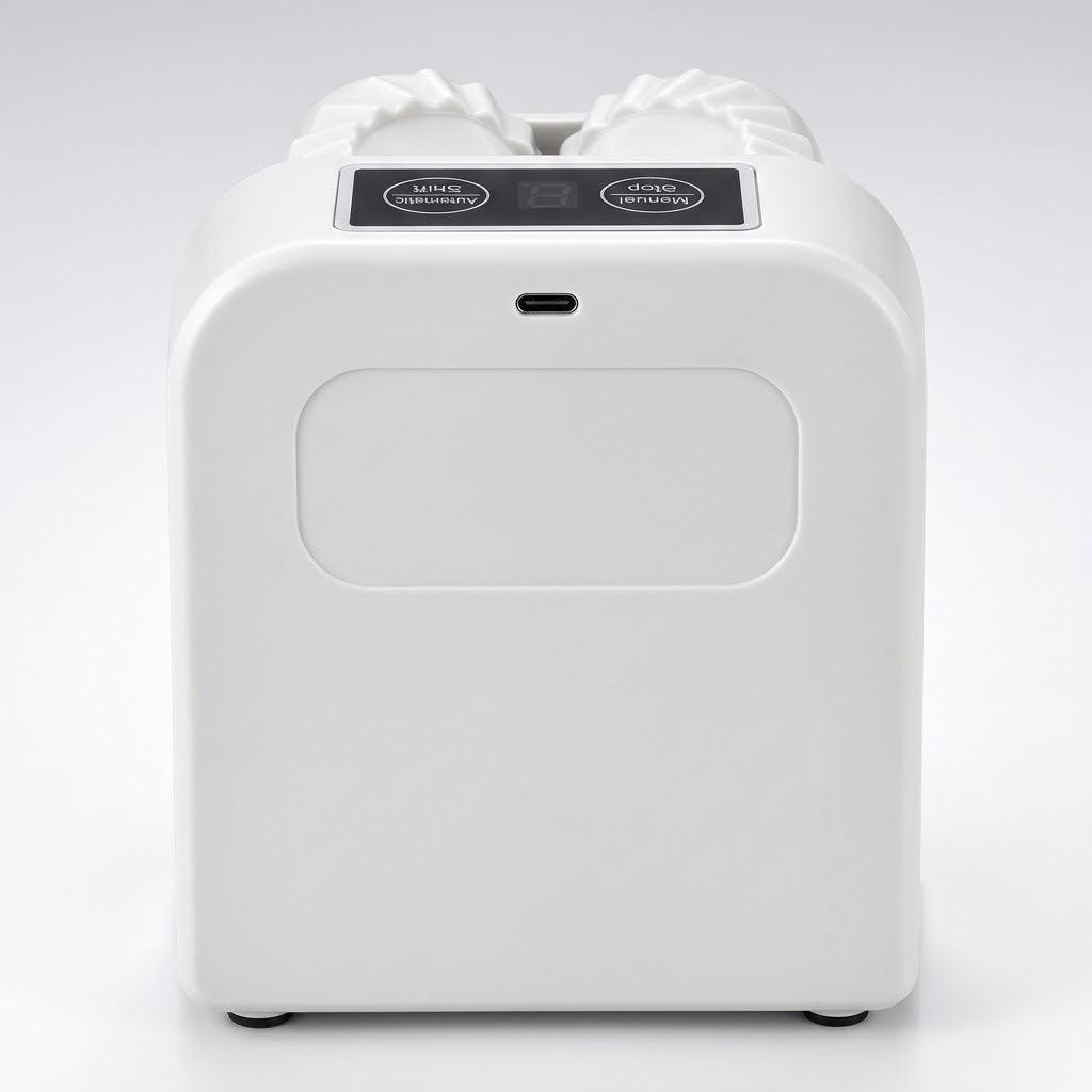 Elektrischer Teigtaschen-Former mit Doppelpressform und USB-Akku, 14 x 10,5 x 13 cm -    Zorenza
