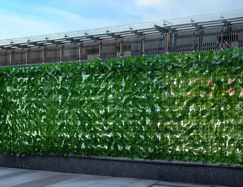 Künstlicher Blätter-Sichtschutz – Wetterfeste Gartenverkleidung Zorenza