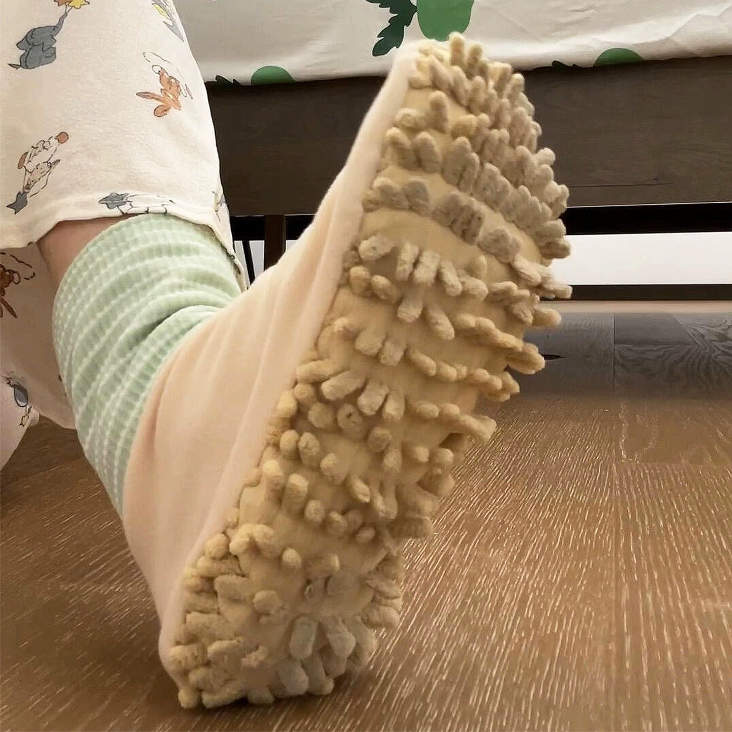 Putzpantoffeln mit Mikrofaser für mühelose Bodenreinigung -    Zorenza