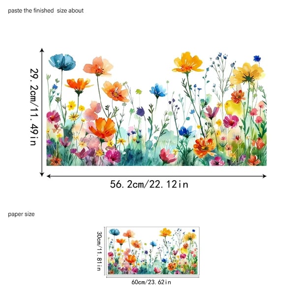Fensteraufkleber mit Blumen- und Schmetterlingmotiven Zorenza
