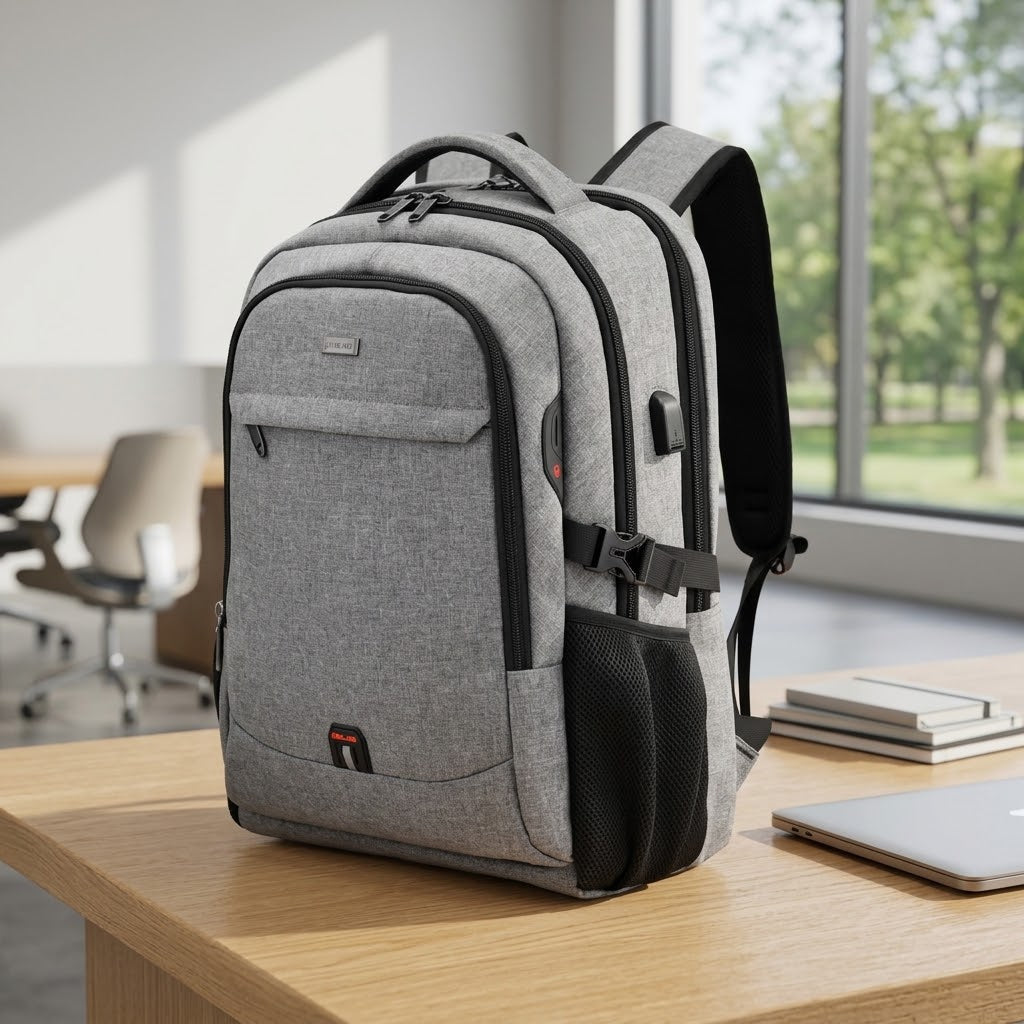 Laptoprucksack Wasserdicht mit USB-Anschluss -    Zorenza