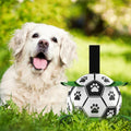 Hundespielzeug Fußball schwimmend mit Pfotenmuster -    Zorenza