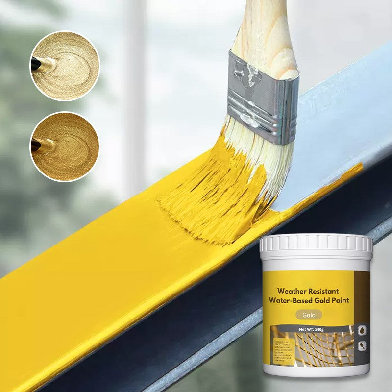 Metallic-Goldfarbe – Wetterbeständiges Finish auf Wasserbasis - Zorenza