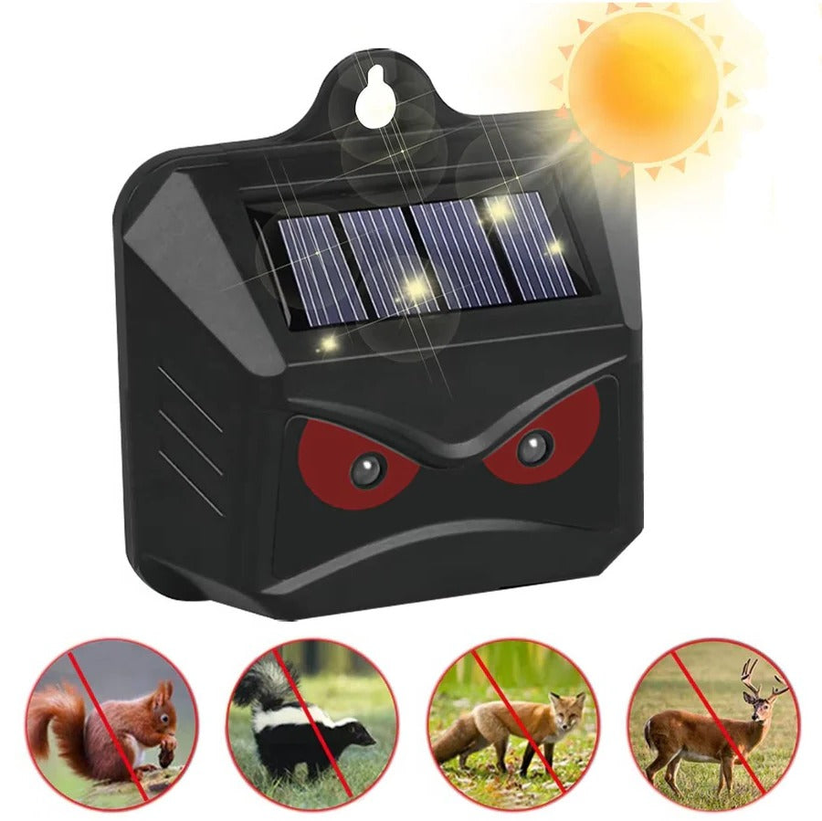 Solar-Tierabwehrgerät mit Ultraschall -    Zorenza