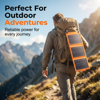 Solarpanel faltbar – Stromversorgung für Outdoor und Camping -    Zorenza