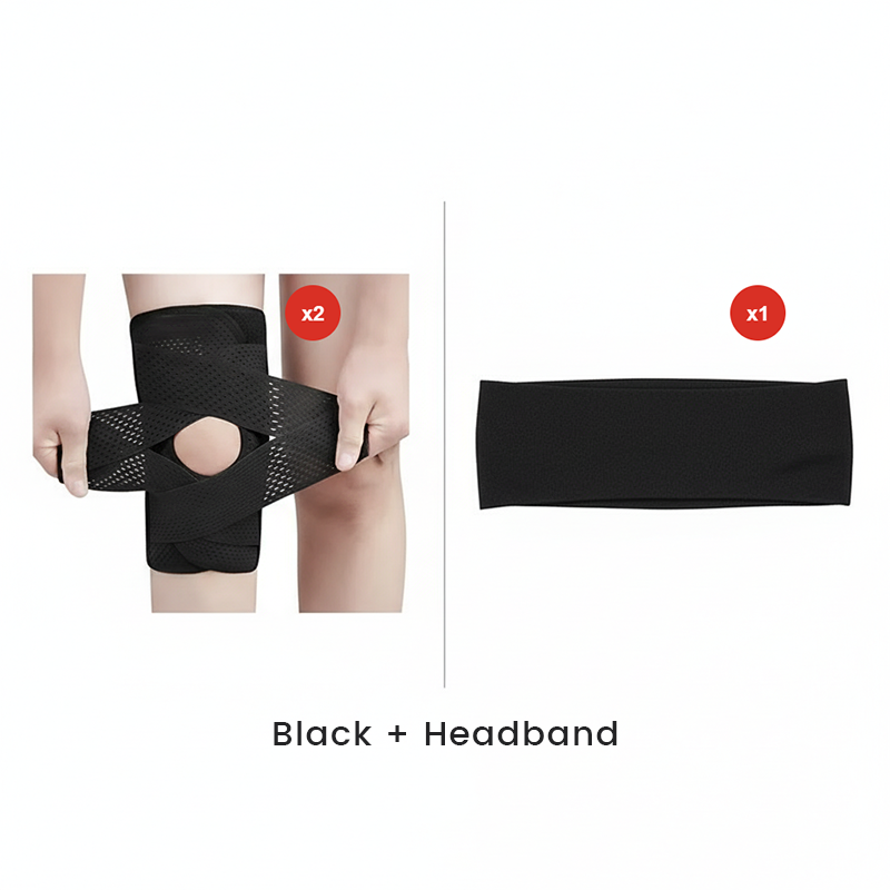 Kniebandage mit offenem Patella-Design -    Zorenza