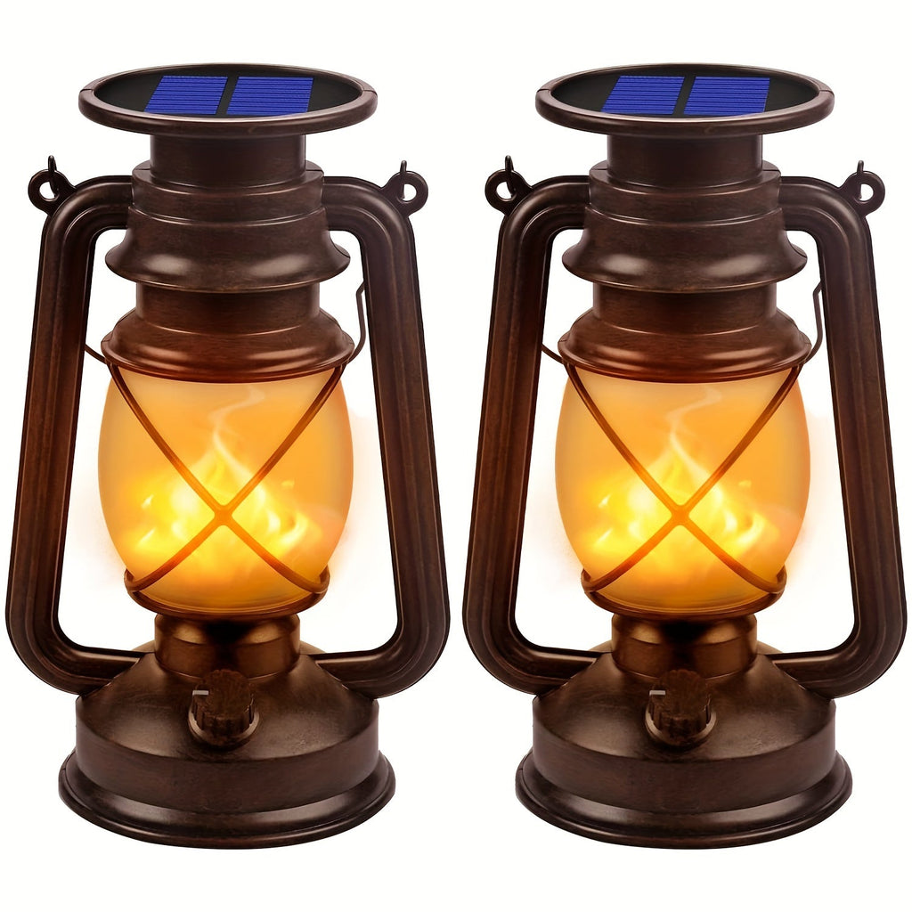 Solar LaternenVintage mit flackerndem LED-Licht -    Zorenza