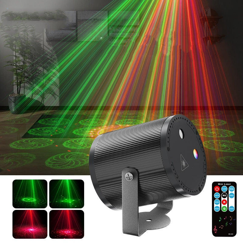 Laser Partybeleuchtung mit Fernbedienung und Musiksteuerung -    Zorenza
