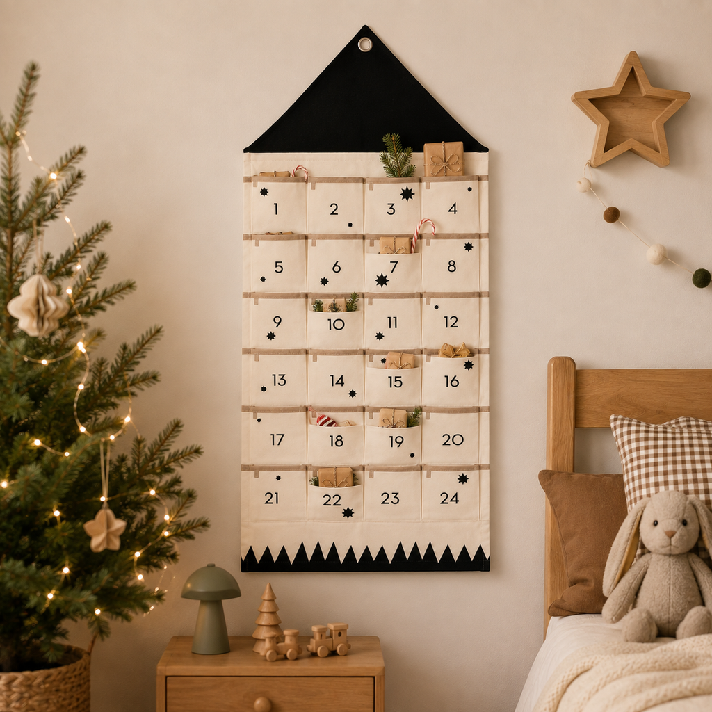 Adventskalender zum Befüllen Stoff 24 Taschen -    Zorenza