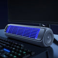 Tischventilator USB wiederaufladbar mit LED-Beleuchtung -    Zorenza