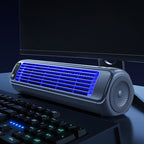 Tischventilator USB wiederaufladbar mit LED-Beleuchtung -    Zorenza