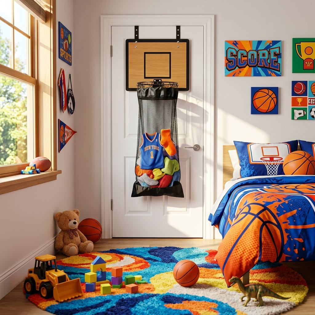 Aufbewahrungsorganizer Basketball-Design hängend -    Zorenza