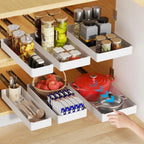 Ausziehbarer Schrank-Organizer | Platzsparend & ohne Bohren Zorenza