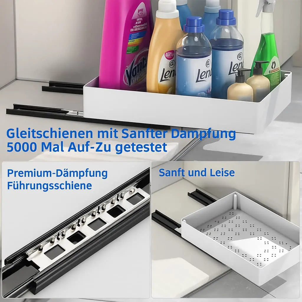 Ausziehbarer Schrank-Organizer | Platzsparend & ohne Bohren Zorenza