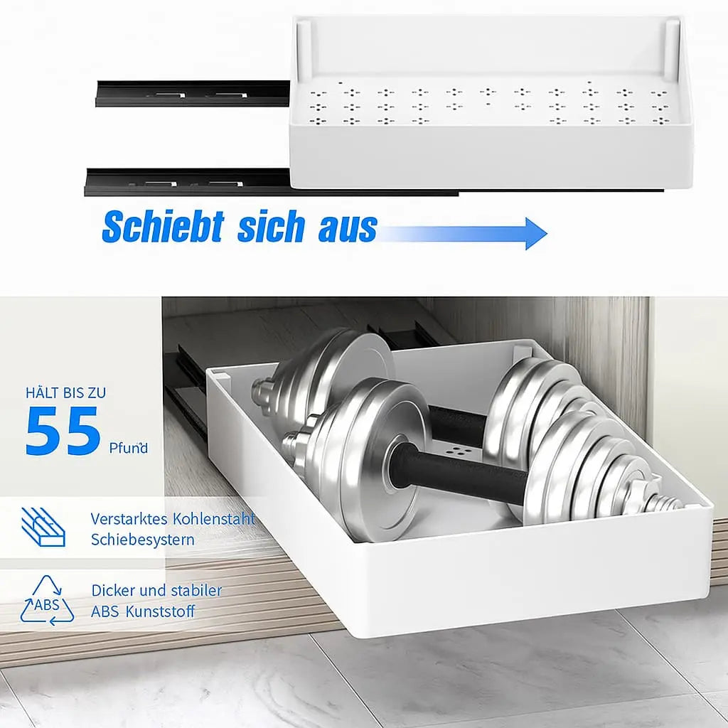 Ausziehbarer Schrank-Organizer | Platzsparend & ohne Bohren Zorenza