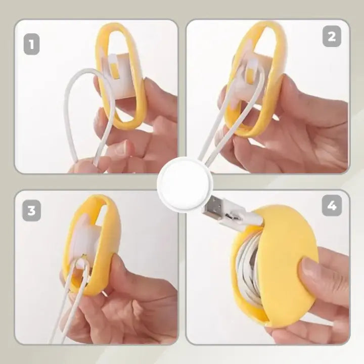 Automatischer Kabelaufwickler für USB- und Ladekabel Zorenza