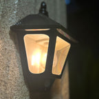Solarwandleuchte Laterne traditionell mit Fu-Zeichen -    Zorenza