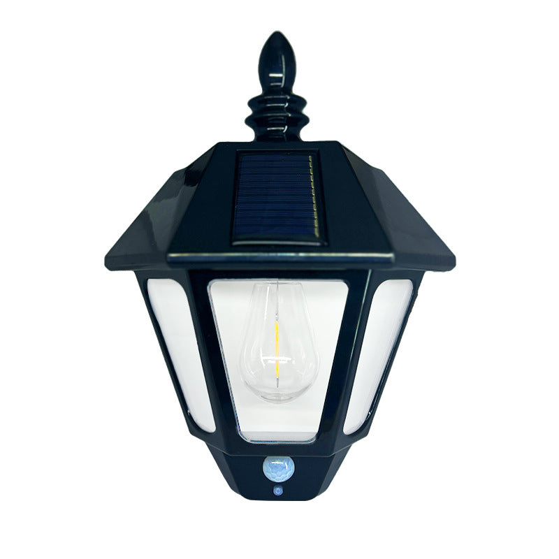Solarwandleuchte Laterne traditionell mit Fu-Zeichen -    Zorenza