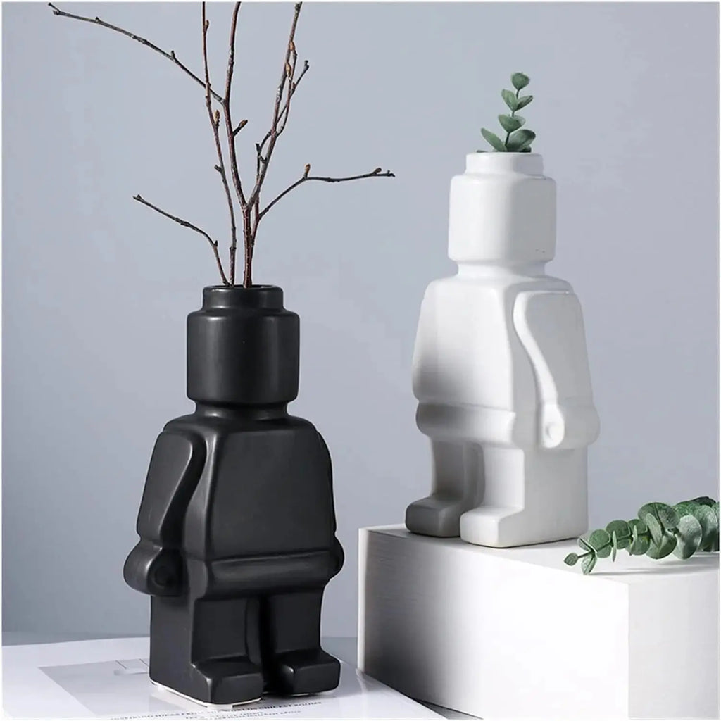 Baustein-Blumentopf im modernen Design Zorenza