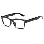 Blaulichtfilter-Brille – Eckiges Gestell mit klaren Gläsern Zorenza