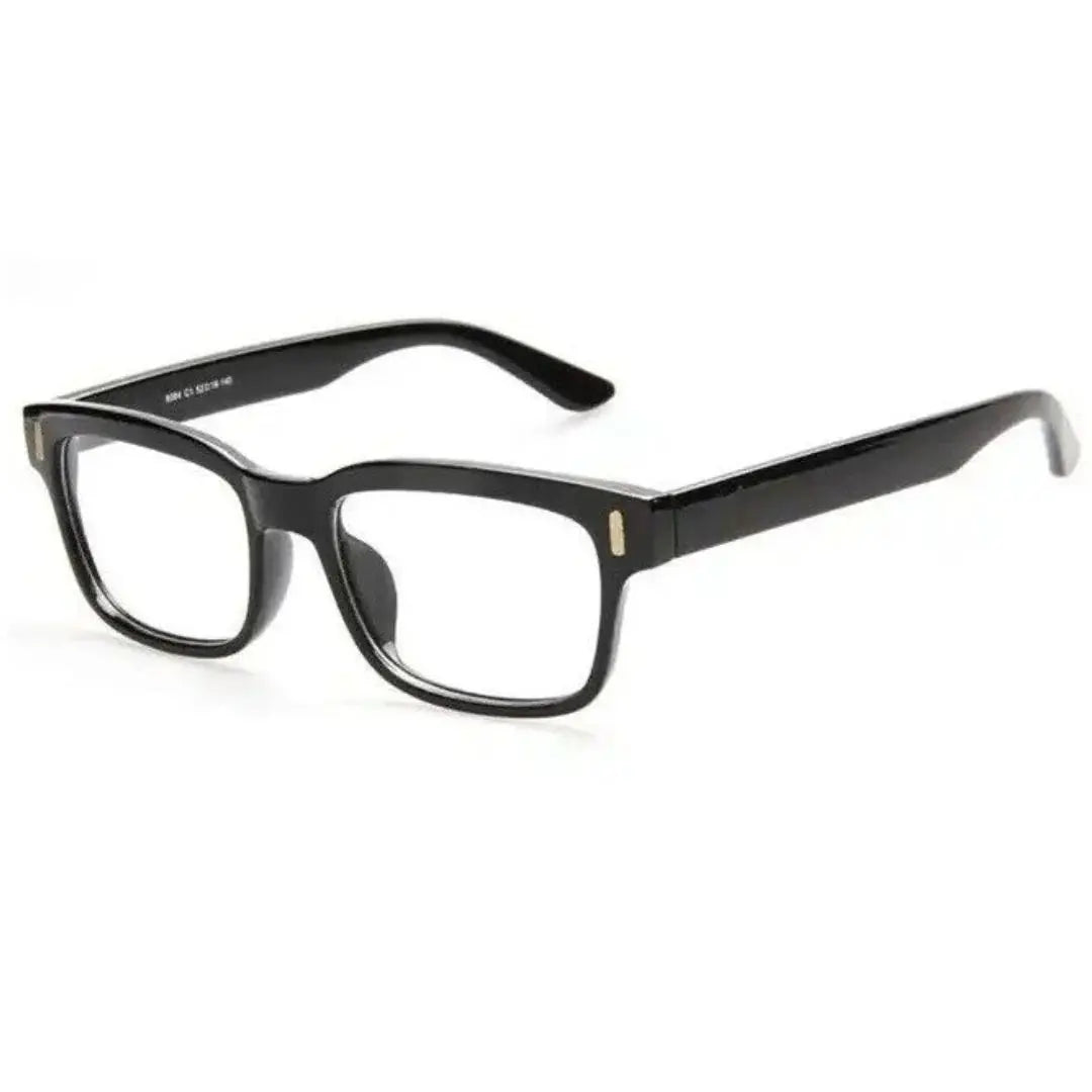 Blaulichtfilter-Brille – Eckiges Gestell mit klaren Gläsern Zorenza