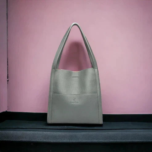 Schultertasche aus echtem Leder in verschiedenen Farben -    Zorenza