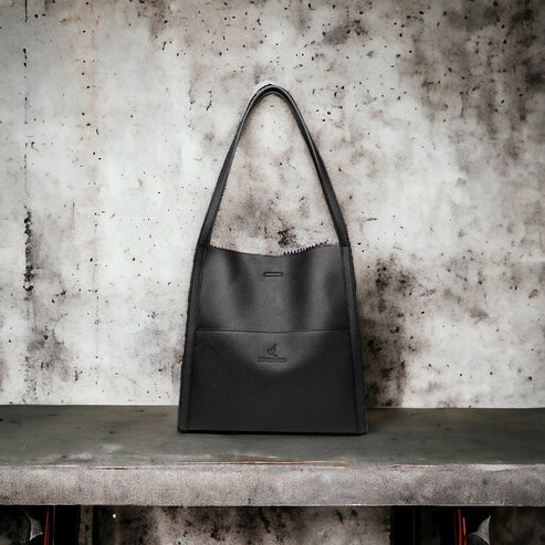 Schultertasche aus echtem Leder in verschiedenen Farben -    Zorenza