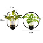 Botanische Wandleuchte mit integriertem Pflanzenelement Zorenza