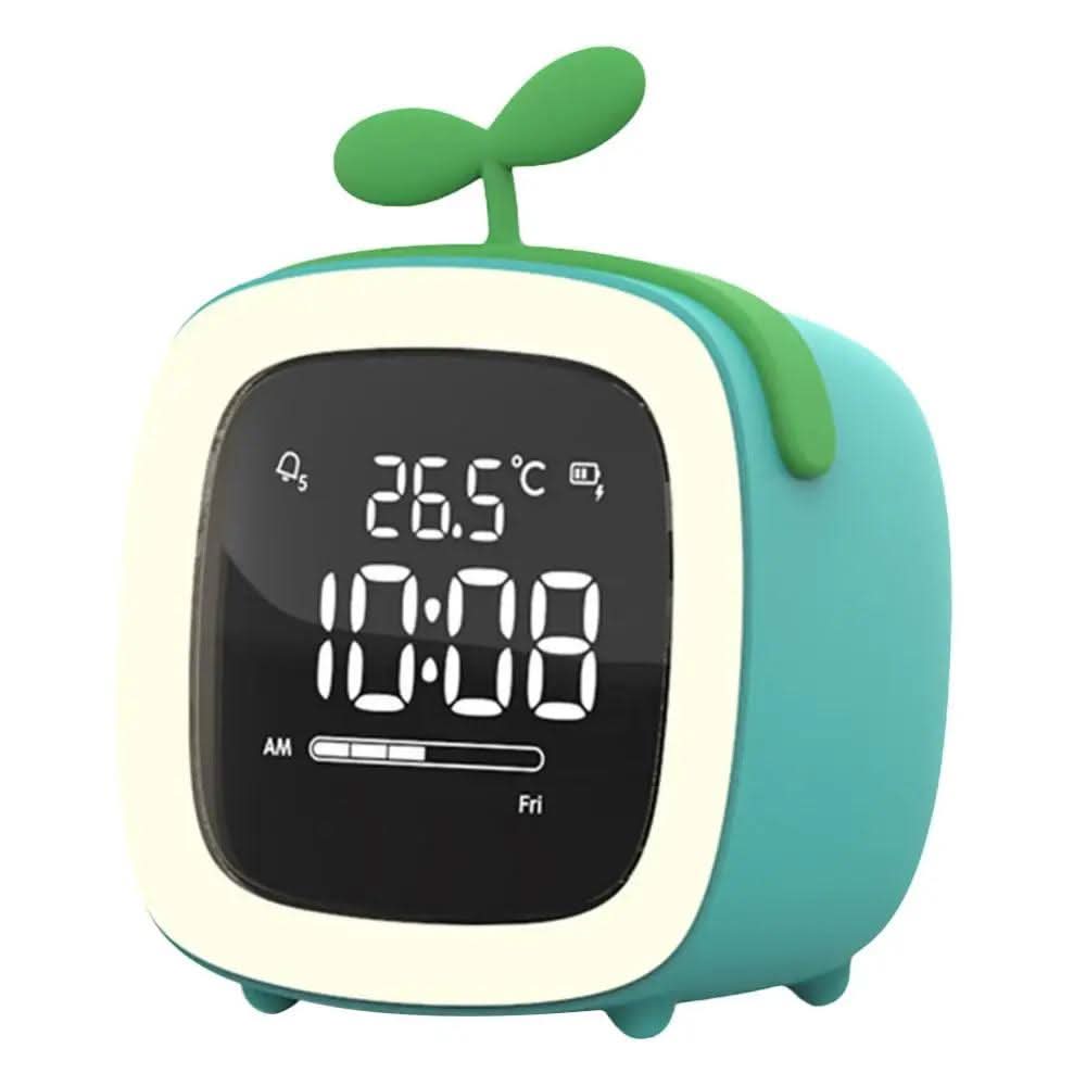 Kinderwecker LED mit Nachtlicht Tiermotiv -    Zorenza