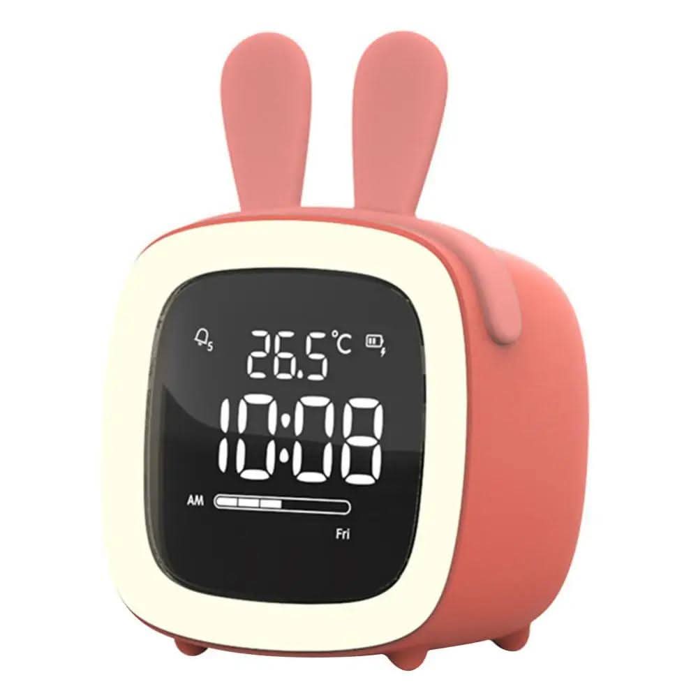 Kinderwecker LED mit Nachtlicht Tiermotiv -    Zorenza