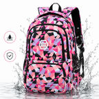 Schulrucksack-Set 3-teilig mit geometrischem Muster -    Zorenza