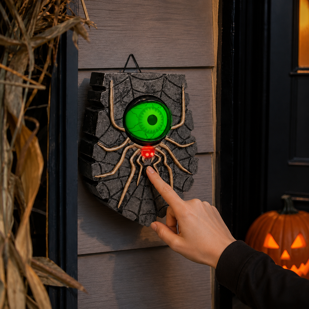 Türklingel Spinnendesign Halloween-Deko -    Zorenza