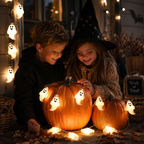 Halloween-Lichterkette Cartoon-Design mit LED-Beleuchtung -    Zorenza