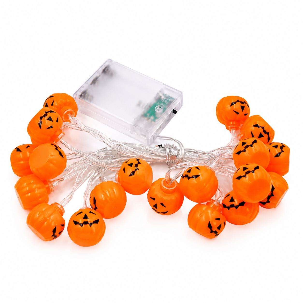 Halloween-Lichterkette Cartoon-Design mit LED-Beleuchtung -    Zorenza