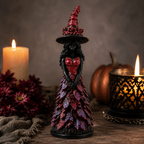 Hexenfigur Resin mit gotischem Design – 25 cm -    Zorenza