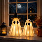 Geisterfiguren LED WeißBeleuchtete Halloween-Deko für Innenbereich -    Zorenza