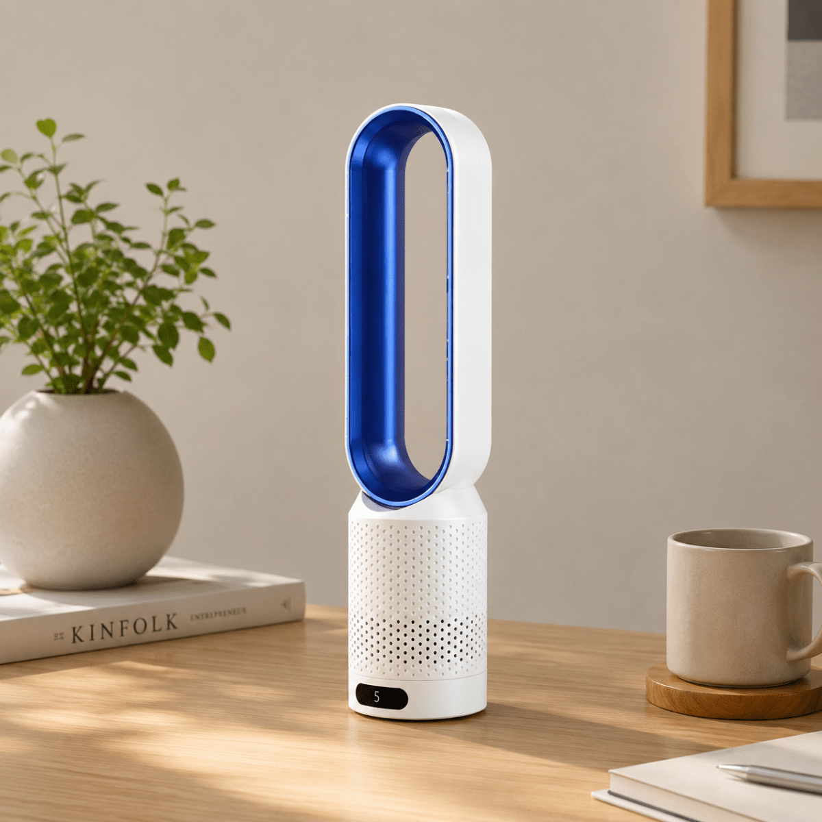 Turmventilator 3-in-1 mit klingenlosem Design -    Zorenza