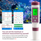 Digitales Wasserqualitäts-Testgerät 7-in-1 mit Bluetooth -    Zorenza