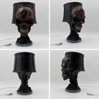 Totenkopf-Lampe Lava-Effekt – Düsteres Design für Schlafzimmer und Gaming-Raum -    Zorenza
