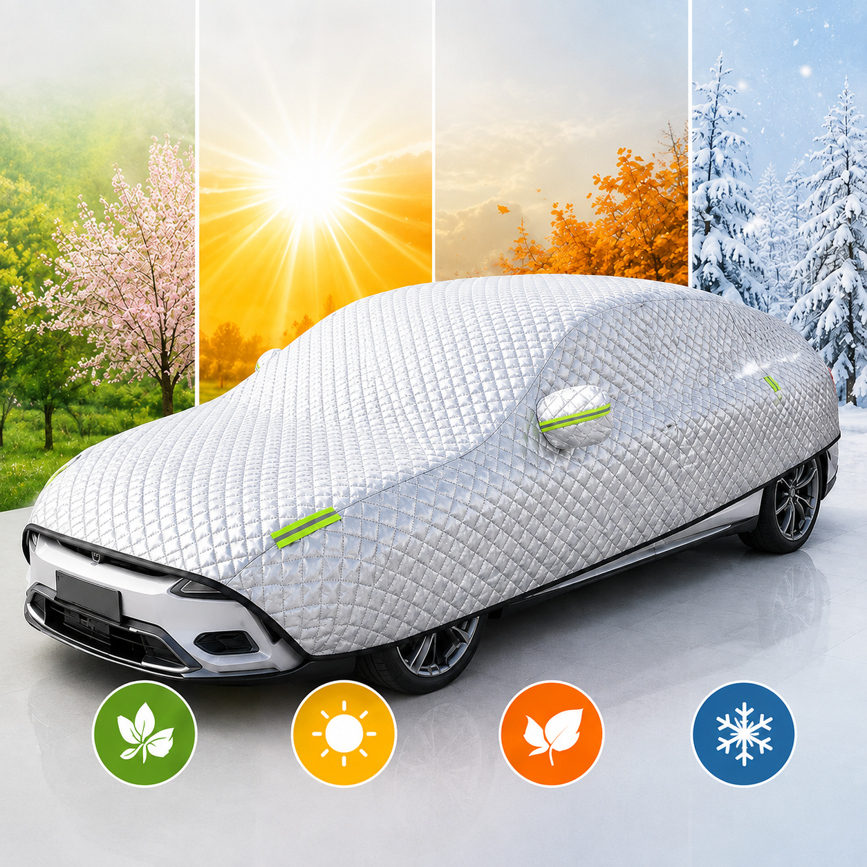 Autoabdeckung wasserdicht mit UV-Schutz -    Zorenza