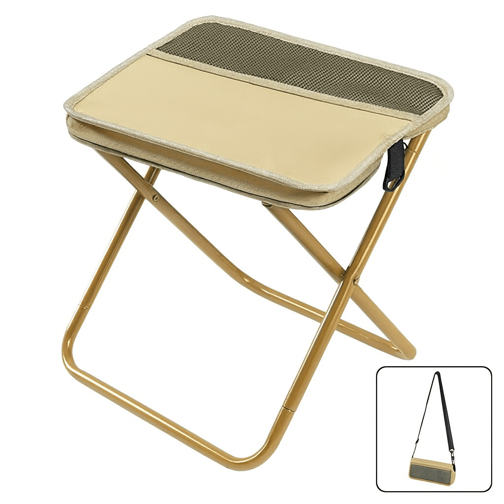 Klappstuhl mit Tragetasche – 2-in-1 für Outdoor -    Zorenza