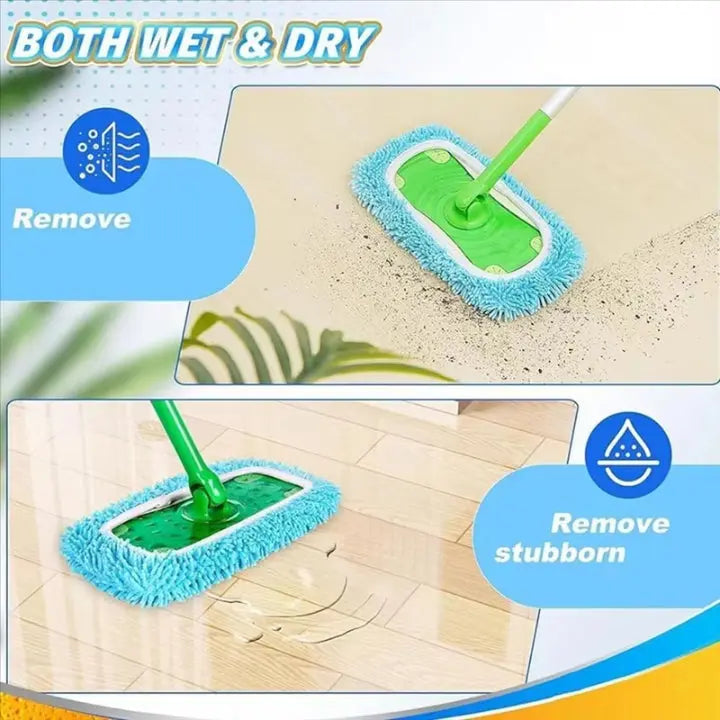 Chenille Wischpads für Bodenwischer (6er-Set) Zorenza