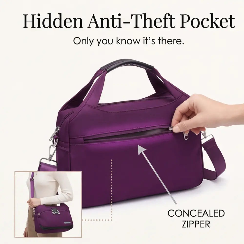 Crossbody-Bag mit Vielen Fächern – Alles an Seinem Platz Zorenza