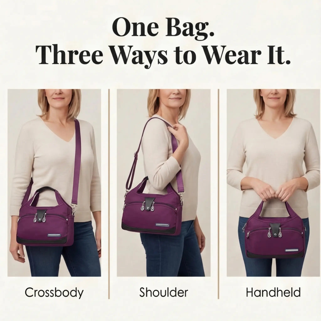 Crossbody-Bag mit Vielen Fächern – Alles an Seinem Platz Zorenza