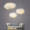 Wolken-Pendelleuchte mit warmweißem LED-Licht -    Zorenza