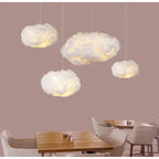 Wolken-Pendelleuchte mit warmweißem LED-Licht -    Zorenza