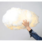 Wolken-Pendelleuchte mit warmweißem LED-Licht -    Zorenza